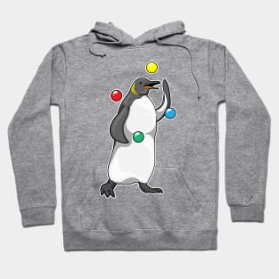 Penguin Juggler Juggle Hoodie